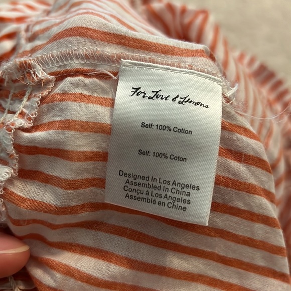 For Love and Lemons Isla striped shorts - Picture 6 of 9